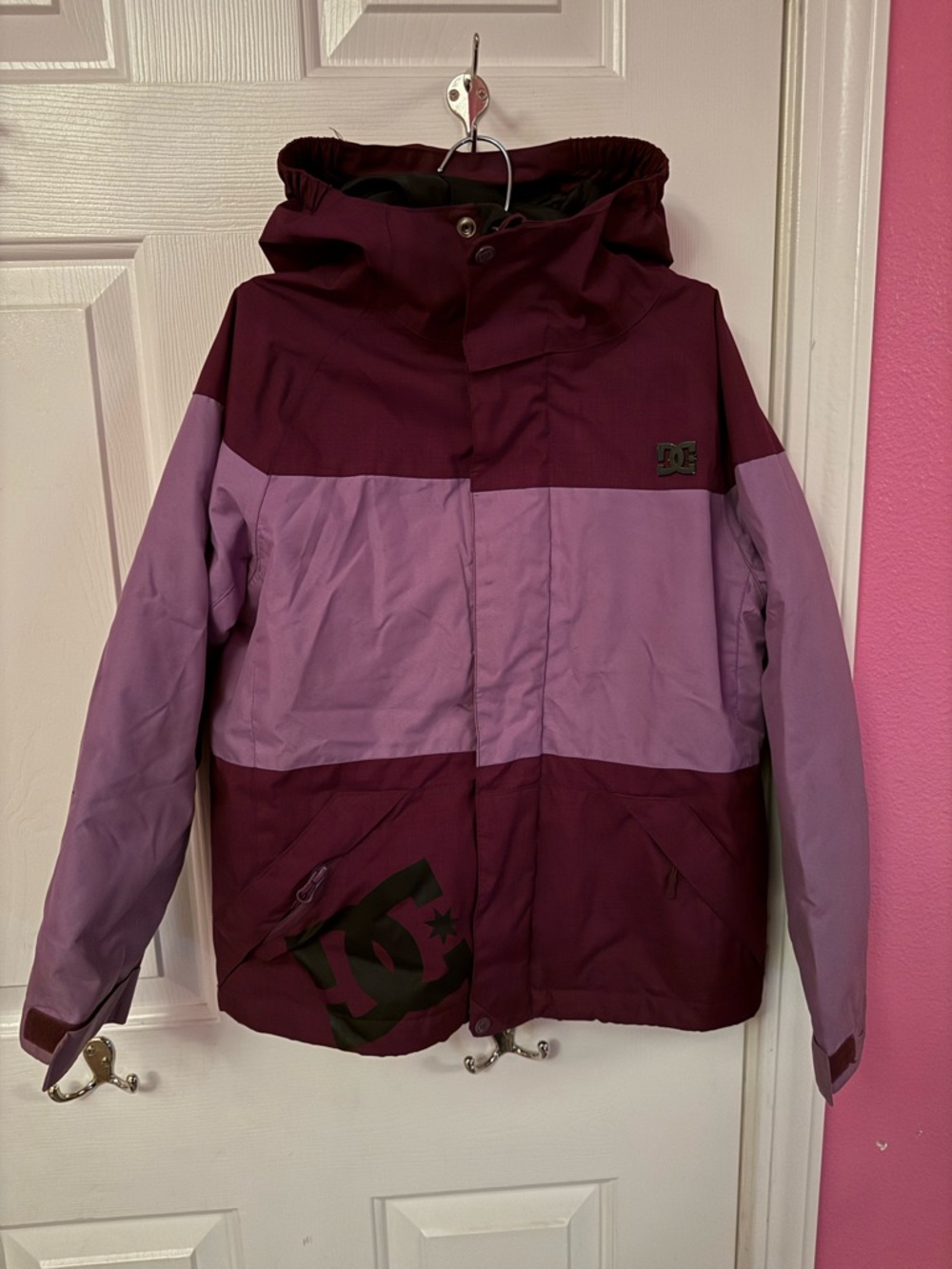 DC Kids Two-Tone Plum and Lavender Puffer Jacket
